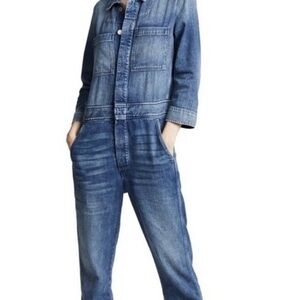 AMO Classic Blue Denim Jumpsuit